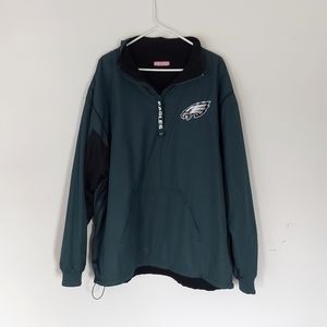 Philadelphia Eagles Reversible Pullover Vintage 90's